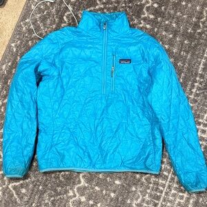 Patagonia Vibrant Blue Quilted Pullover